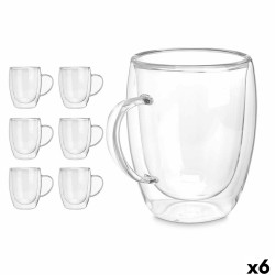 Tazza Mug Vivalto OCT-DG2225L Trasparente 340 ml (6 Unità)
