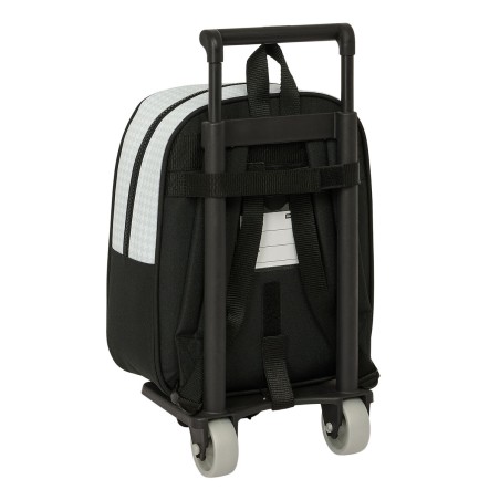Trolley per la Scuola Real Madrid C.F. Bianco Grigio 22 x 27 x 10 cm