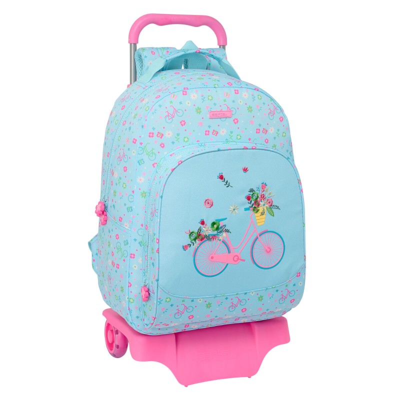 Trolley per la Scuola Safta Bicicleta Azzurro 32 x 42 x 15 cm Trolley per la Scuola Safta Bicicleta Azzurro 32 x 42 x 15 cm