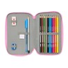 Astuccio Doppio Gabby's Dollhouse Party Rosa 12.5 x 19.5 x 4 cm 28 Pezzi