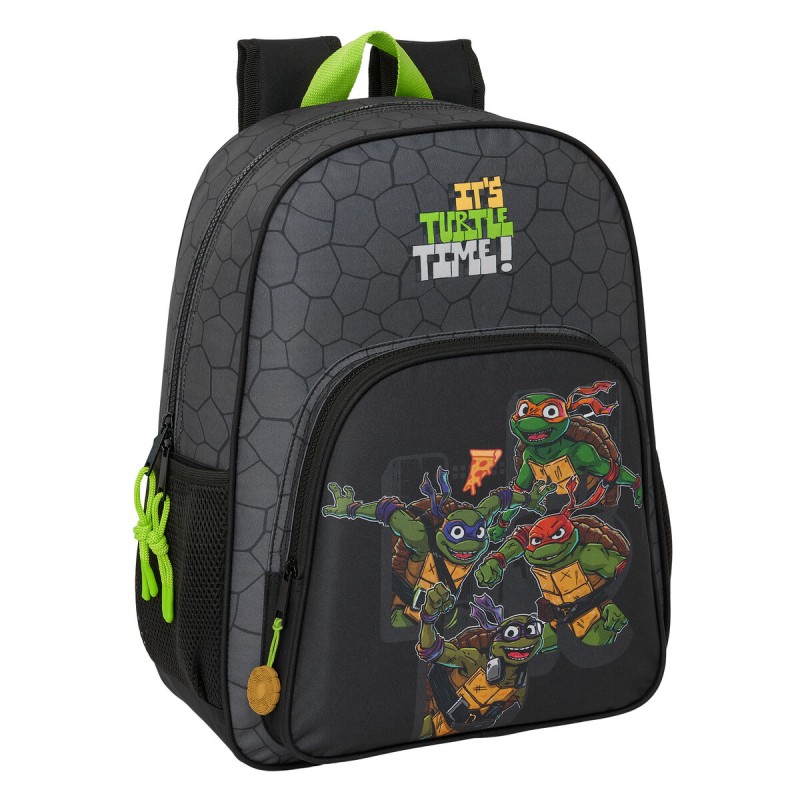Zaino Scuola Teenage Mutant Ninja Turtles Nero Grigio 33 x 42 x 14 cm Zaino Scuola Teenage Mutant Ninja Turtles Nero Grigio 33 x 42 x 14 cm
