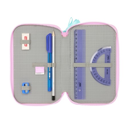 Plumier Triplo Frozen Cool days Violetta Blu cielo 12,5 x 19,5 x 5,5 cm 36 Pezzi