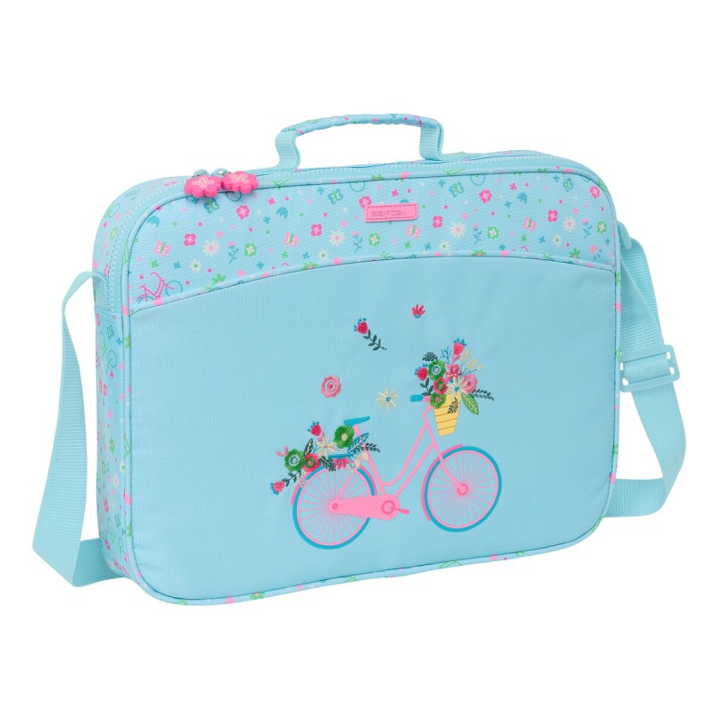 Borsa per la scuola Safta Bicicleta Azzurro 38 x 28 x 6 cm Borsa per la scuola Safta Bicicleta Azzurro 38 x 28 x 6 cm
