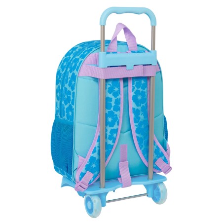 Trolley per la Scuola Lilo & Stitch Hawaii Azzurro 33 x 42 x 14 cm