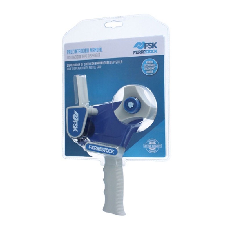 Dispenser per nastro adesivo Ferrestock Azzurro Manuale Dispenser per nastro adesivo Ferrestock Azzurro Manuale