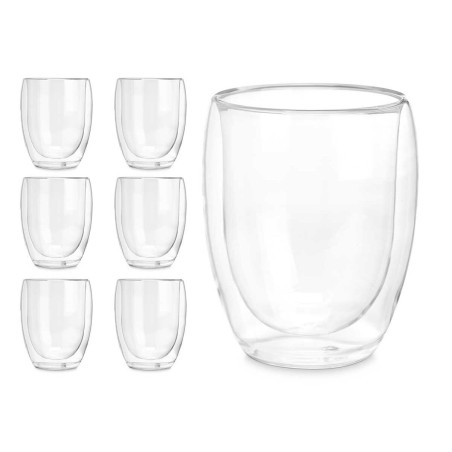 Bicchiere di acqua Vivalto OCT-DG2061 Trasparente Vetro Borosilicato 326 ml (6 Unità)