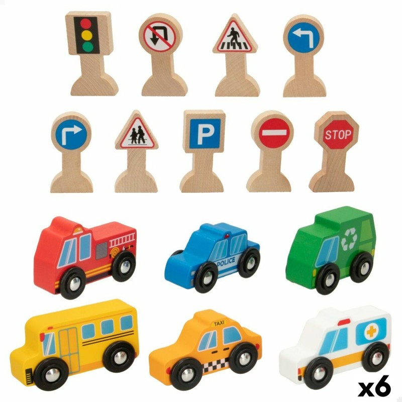 Playset di Veicoli Woomax 15 Pezzi (6 Unità) Playset di Veicoli Woomax 15 Pezzi (6 Unità)