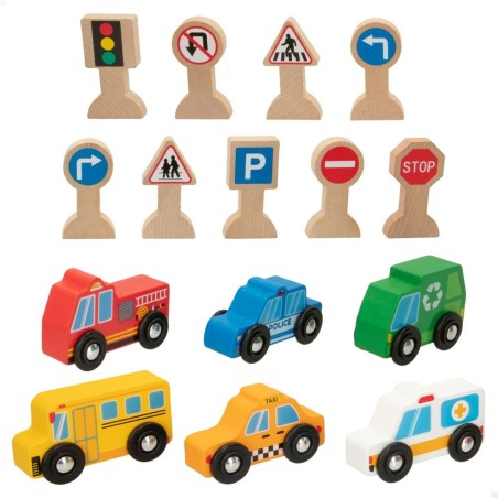 Playset di Veicoli Woomax 15 Pezzi (6 Unità)