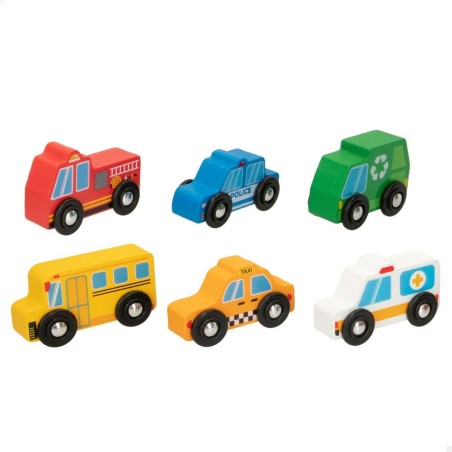 Playset di Veicoli Woomax 15 Pezzi (6 Unità)