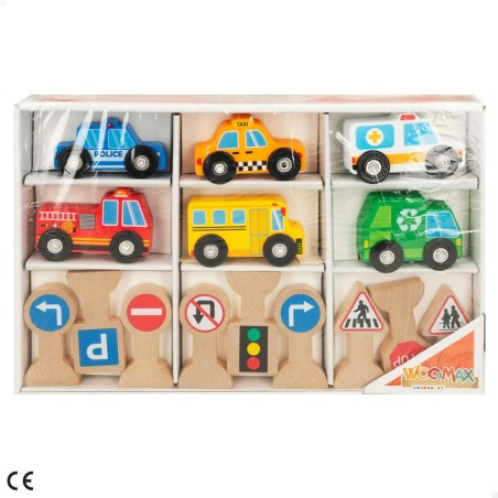 Playset di Veicoli Woomax 15 Pezzi (6 Unità)