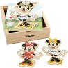 Puzzle di Legno per Bambini Disney + 2 Anni 19 Pezzi (12 Unità)