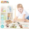 Puzzle di Legno per Bambini Disney + 2 Anni 19 Pezzi (12 Unità)