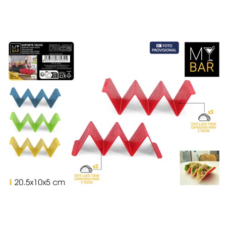 Supporto per tacos My Bar 20,5 x 10 x 5 cm (48 Unità)