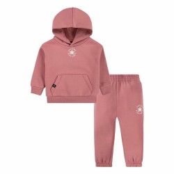 Completo Sportivo per Neonati Converse Sustainable Core Po Night Flamingo Rosa Neonato 2 Pezzi