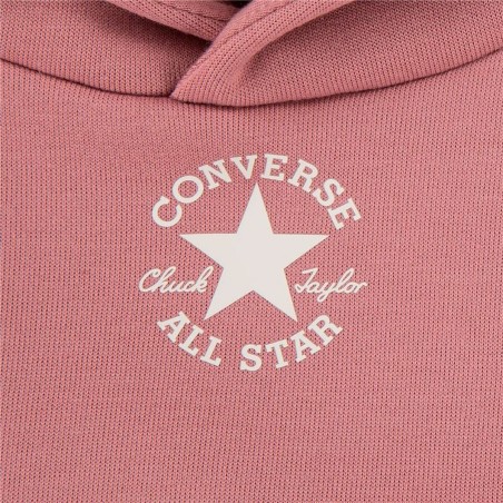 Completo Sportivo per Neonati Converse Sustainable Core Po Night Flamingo Rosa Neonato 2 Pezzi