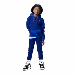 Completo Sportivo per Bambini Jordan Mj Essentials Flc Po Set Azzurro 2 Pezzi