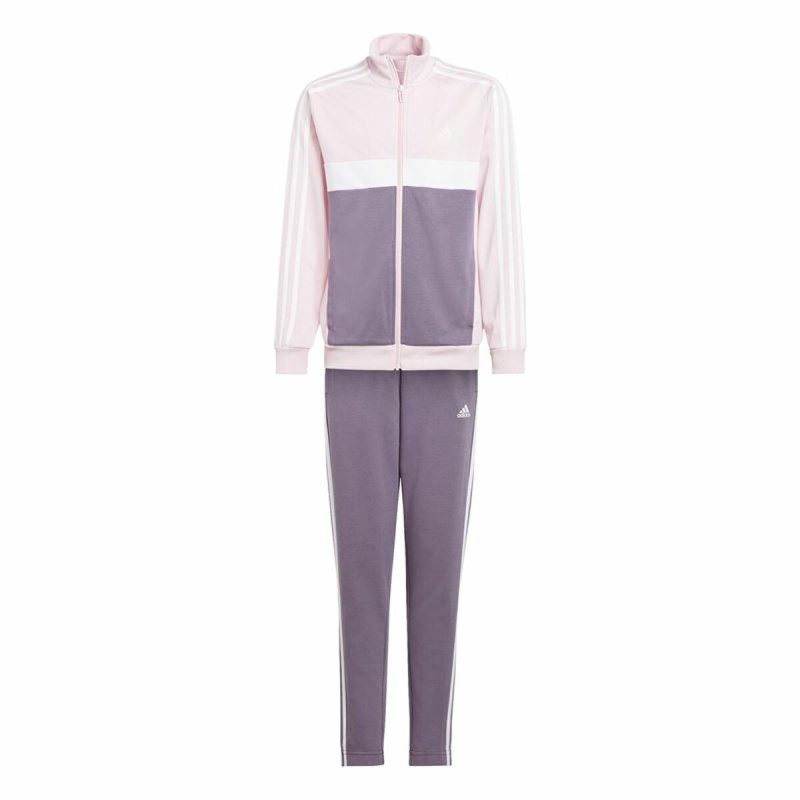 Tuta da Bambini Adidas U 3S Tiberio Rosa 2 Pezzi Tuta da Bambini Adidas U 3S Tiberio Rosa 2 Pezzi