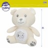 Peluche Proiettore LED Colorbaby Stoffa Plastica 20 x 25 x 12 cm (4 Unità)