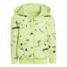 Tuta da Bambini Adidas Lk Bluv Q3 Verde 2 Pezzi