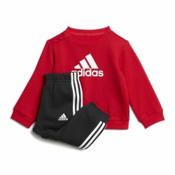 Tuta da Bambini Adidas Badge of Sport Rosso 2 Pezzi