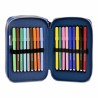 Astuccio The Avengers Nero 12,5 x 6,5 x 19,5 cm