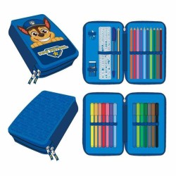 Astuccio The Paw Patrol Azzurro 12,5 x 19,5 x 4,5 cm