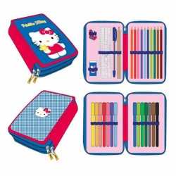 Astuccio Hello Kitty Azzurro 12,5 x 19,5 x 4,5 cm