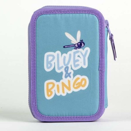 Astuccio Bluey Azzurro Chiaro Light Blue 12,5 x 19,5 x 4,5 cm