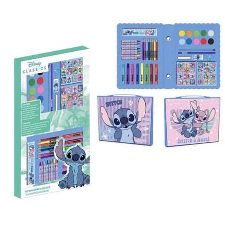 Set di Cancelleria Stitch Azzurro