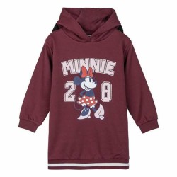 Vestito Minnie Mouse Rosso Scuro 7 Anni