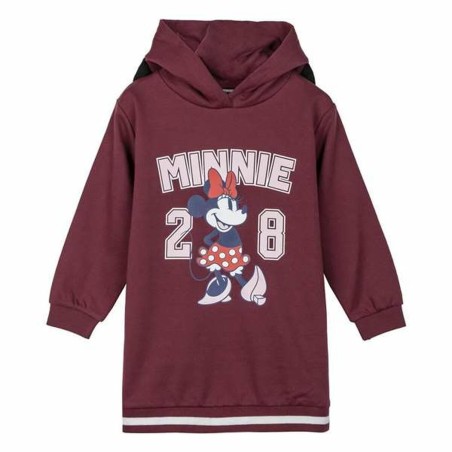 Vestito Minnie Mouse Rosso Scuro 7 Anni
