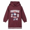 Vestito Minnie Mouse Rosso Scuro 7 Anni