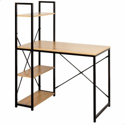 Scrivania con scaffale Max Home Acciaio Melammina Truciolare 120 x 12 x 64 cm