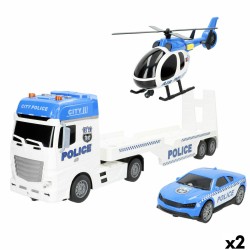 Camion Porta-veicoli Speed & Go 55 x 17 x 12 cm (2 Unità)