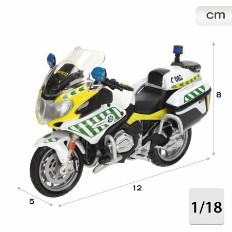 Motocicletta Maisto R 1200 RT GUARDIA CIVIL 12 x 8 x 5 cm