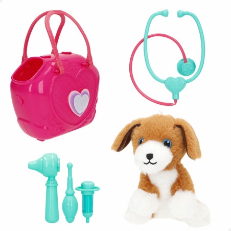 Peluche Colorbaby Stoffa Plastica 10 x 17 x 9 cm (6 Unità)