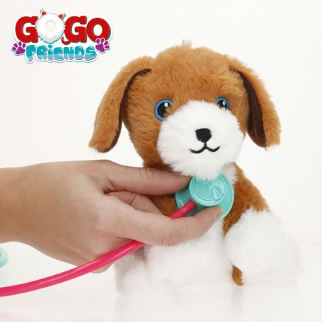 Peluche Colorbaby Stoffa Plastica 10 x 17 x 9 cm (6 Unità)