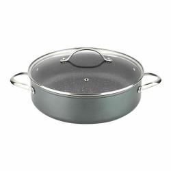 Casseruola con coperchio Fagor Grigio Ø 28 cm Alluminio Forgiato