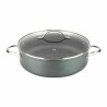 Casseruola con coperchio Fagor Grigio Ø 28 cm Alluminio Forgiato