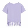 Maglia a Maniche Corte per Bambini Minnie Mouse Viola