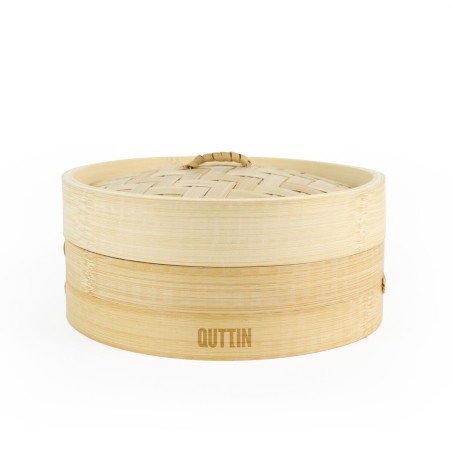 Vaporiera Quttin Bambù 20 x 8,5 cm (12 Unità)