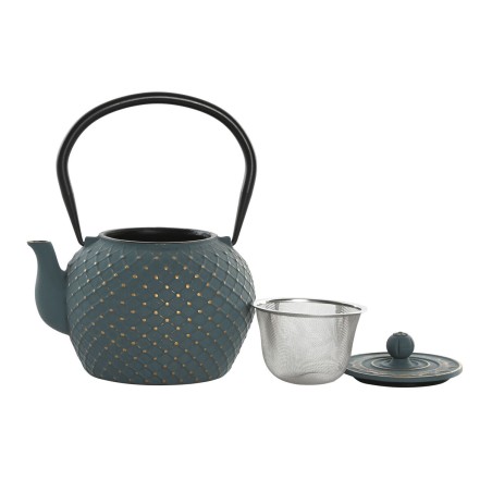 Teiera Home ESPRIT Azzurro Verde Acciaio inossidabile Ferro 1 L (2 Unità)