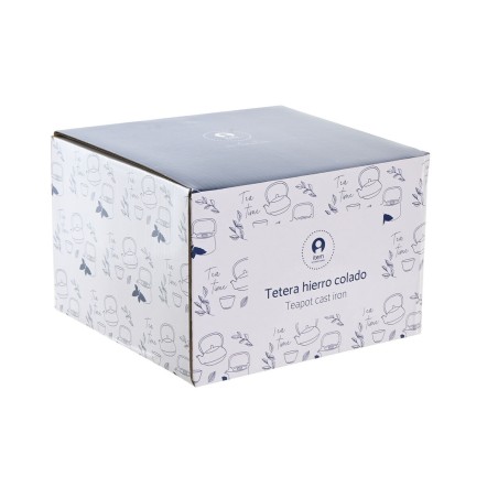 Teiera Home ESPRIT Azzurro Verde Acciaio inossidabile Ferro 1 L (2 Unità)