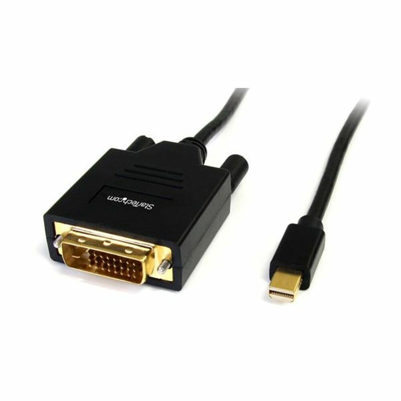 Adattatore Mini DisplayPort con DVI Startech MDP2DVIMM6 (1,8 m) Nero 1.8 m Adattatore Mini DisplayPort con DVI Startech MDP2DVIMM6 (1,8 m) Nero 1.8 m