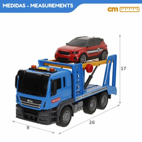 Camion Porta-veicoli Speed & Go 26 x 13 x 9 cm (6 Unità)