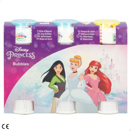 Gioco di Bolle di Sapone Disney Princess 3,8 x 11,5 x 3,8 cm (24 Unità)