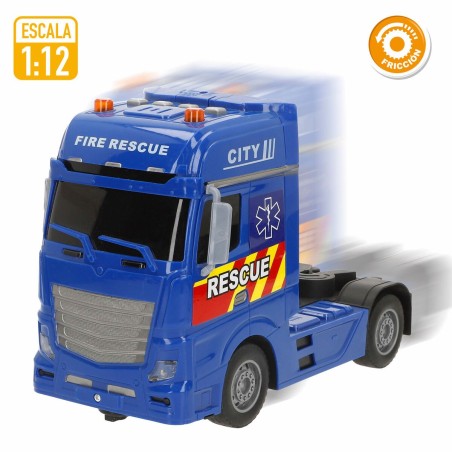 Camion Porta-veicoli Speed & Go 55 x 17 x 12 cm (2 Unità)