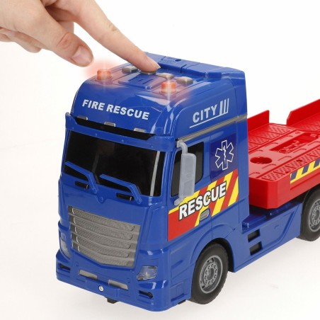 Camion Porta-veicoli Speed & Go 55 x 17 x 12 cm (2 Unità)