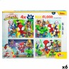 Set di 4 Puzzle Spidey 35 x 1,5 x 25 cm 48 Pezzi (6 Unità)
