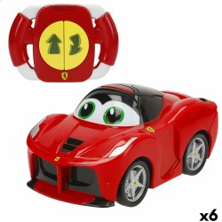 Macchinina Radiocomandata Ferrari 13 x 6,5 x 7,5 cm (6 Unità)